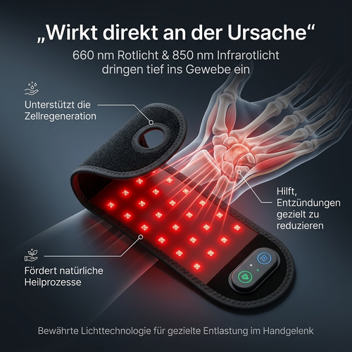 TheraWrap™ – Rotlicht-Therapieband